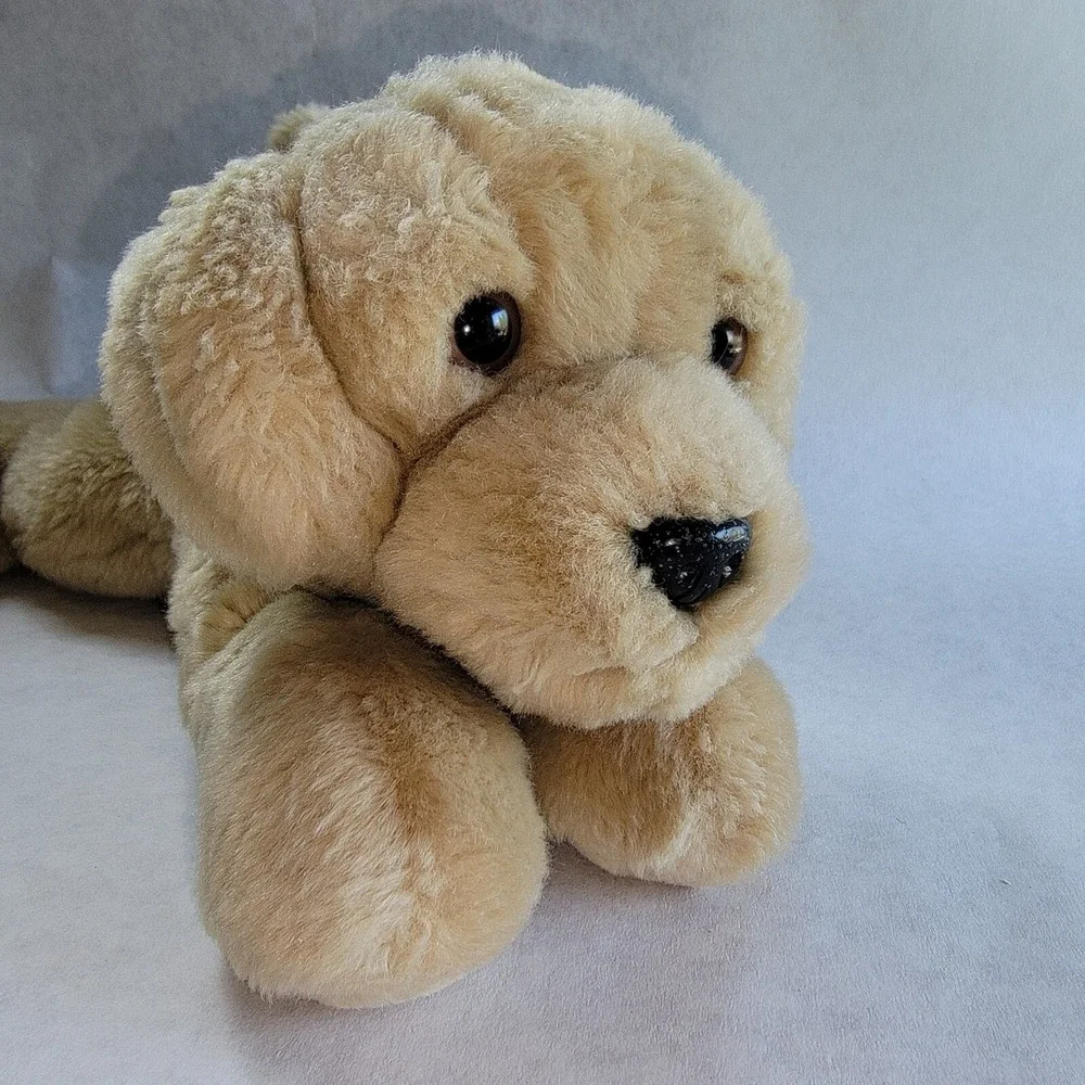 Aurora Golden Retriever Lab Puppy Plush Realistic Dog Soft Stuffed Animal - Picture 6 of 16